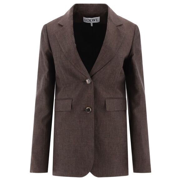 Loewe Women Linen Blazer
